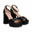 Carmelita Plataforma Negro  UNISA