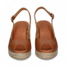 Abierto Punta y Talon Alta Piel Cuero  LA SANTA