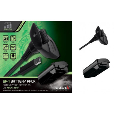 Play And Charge Batery Pack Gioteck X360  SHINE STARS
