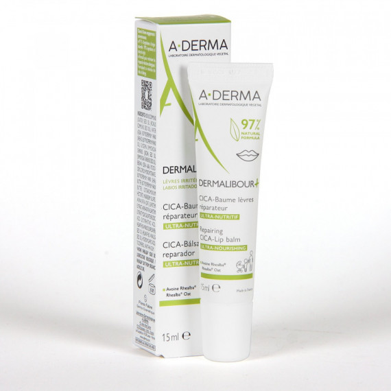 A-DERMA Dermalibour+ Cica-balsamo Labial Reparad