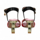 Sandalia Rojo/negro  EXE