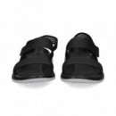 Sandalia 2 Tiras Velcro Negro  CROCS
