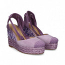 Alpargata A.lados Cuna Soga ante Lila  ALMA EN PENA