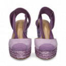 Alpargata A.lados Cuna Soga ante Lila  ALMA EN PENA