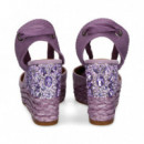 Alpargata A.lados Cuna Soga ante Lila  ALMA EN PENA