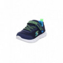 SKECHERS Playeras Niño Liga Elastica Velcro