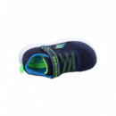 SKECHERS Playeras Niño Liga Elastica Velcro