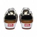 Damero Plat.lado Tenis Negro/blanco  VANS