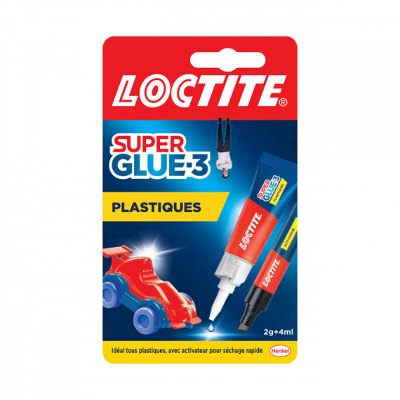 Pegamento Super Glue 3 2G Plastics