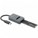 AISENS Adaptador Dock Usb-c para Ssd M2 Sata/ Gris Nvme Ngff AISENS ASUC-M2D012-GR
