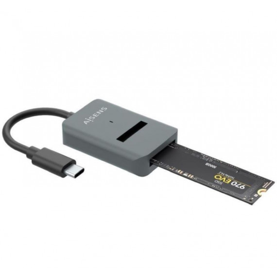 AISENS Adaptador Dock Usb-c para Ssd M2 Sata/ Gris Nvme Ngff AISENS ASUC-M2D012-GR