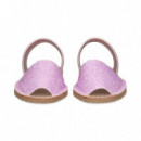 Albarca Gliter Multi Malva  RIA