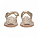 Albarca Pulsera Gliter Multi Oro  RIA