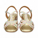 Sandalia Bebe Rombos Pastel  AUDLEY