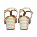 Sandalia Bebe Rombos Pastel  AUDLEY