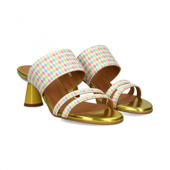 Pala 3 Tiras Rombos Pastel  AUDLEY