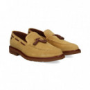 Mocasin ante Mostaza Popos Marron  AEROPLANE