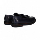 Mocasin Popos Piel Marino  AEROPLANE