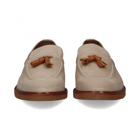 Mocasin ante Beige Popos Marron  AEROPLANE - Guanxe Atlantic Marketplace