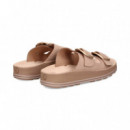 2 Hebillas Nobuck Beige  FANTASY