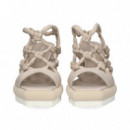 Sandalia Pala Enrejada Blanco  PATRIZIA BONFANTI