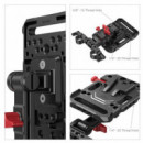 SMALLRIG V Mount Battery Mount Plate con Brazo Ajustable 2991