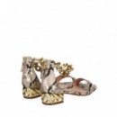 Gilda Cadena Reptil Beige  EXE