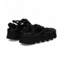 Sandalia Ganchillo Negro  PATRIZIA BONFANTI