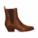 Botin Cowboy Logo Elastico Cuero  MICHAEL KORS