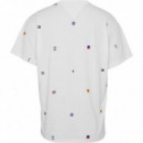 Camiseta Archive de Corte Amplio con Bordado de Tommy Jeans  TOMMY HILFIGER