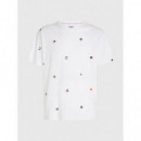 Camiseta Archive de Corte Amplio con Bordado de Tommy Jeans  TOMMY HILFIGER