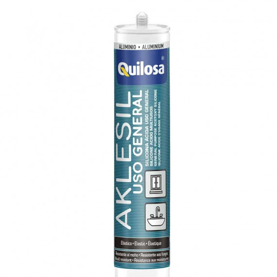 Silicona Aklesil Transparente Cartucho 280 Ml