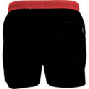 Bañador Corto con Cordón - Ck Monogram de CALVIN KLEIN