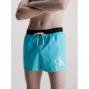Bañador Corto con Cordón - Ck Monogram de CALVIN KLEIN
