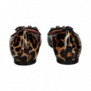 Copete Aplique Charol Lince Cuero  RAS