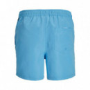 Pantalón corto bañador de corte estándar