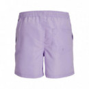 Pantalón corto bañador de corte estándar