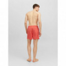 Pantalón corto bañador de corte estándar