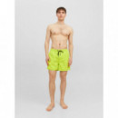 Pantalón corto bañador de corte estándar