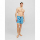 Pantalón corto bañador de corte estándar