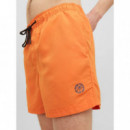 Pantalón corto bañador de corte estándar