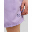 Pantalón corto bañador de corte estándar