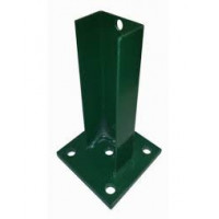 Base Poste Metálico Verde 60X40 Atornillar