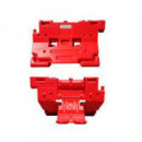 Barrera New Jersey Roja 1000X400X600MM Abierta