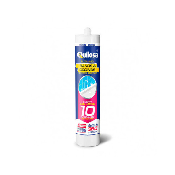 Silicona Baños y Cocina Orbasil Blanco 300 Ml.
