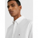 Camisa de Popelín Flexible Regular de TOMMY HILFIGER