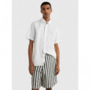 Camisa de Popelín Flexible Regular de TOMMY HILFIGER