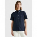 Camisa de Popelín Flexible Regular de TOMMY HILFIGER