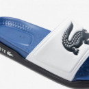 Chanclas de Hombre LACOSTE Croco Dualiste en Material Sintético