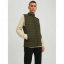 Chaleco acolchado con cierre de cremallera Jack & Jones